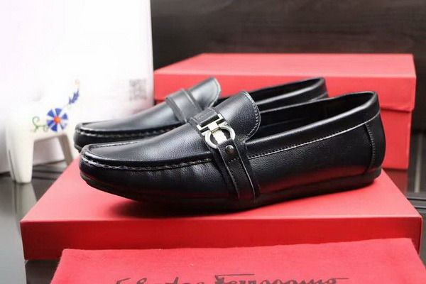 Salvatore Ferragamo Business Casual Men Shoes--074